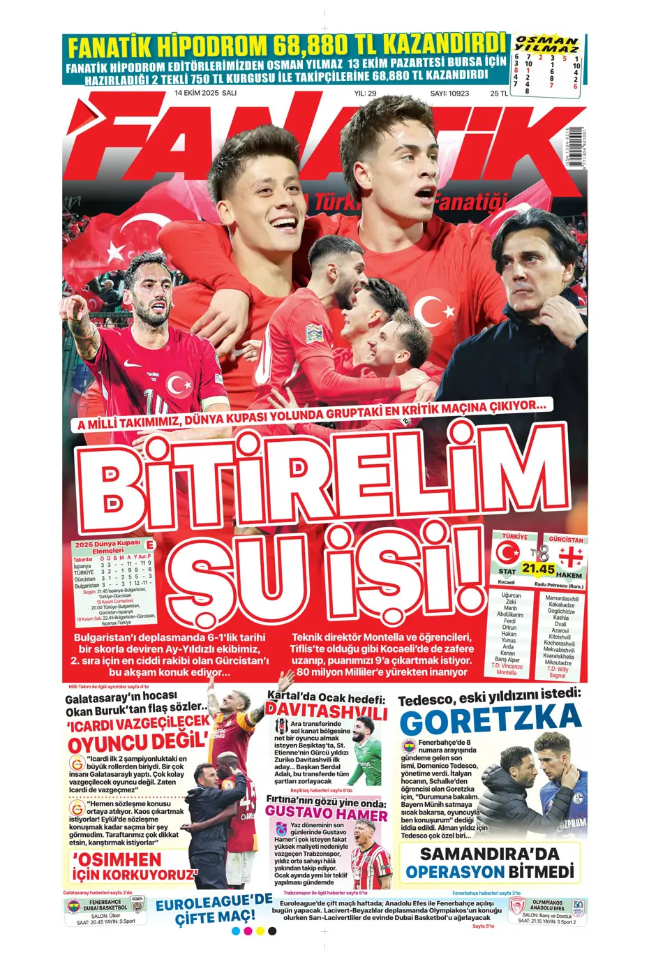 "Beşiktaş'ta İrfan Can Kahveci sürprizi" | Sporun manşetleri - 31 "Beşiktaş'ta İrfan Can Kahveci sürprizi" | Sporun manşetleri - 31