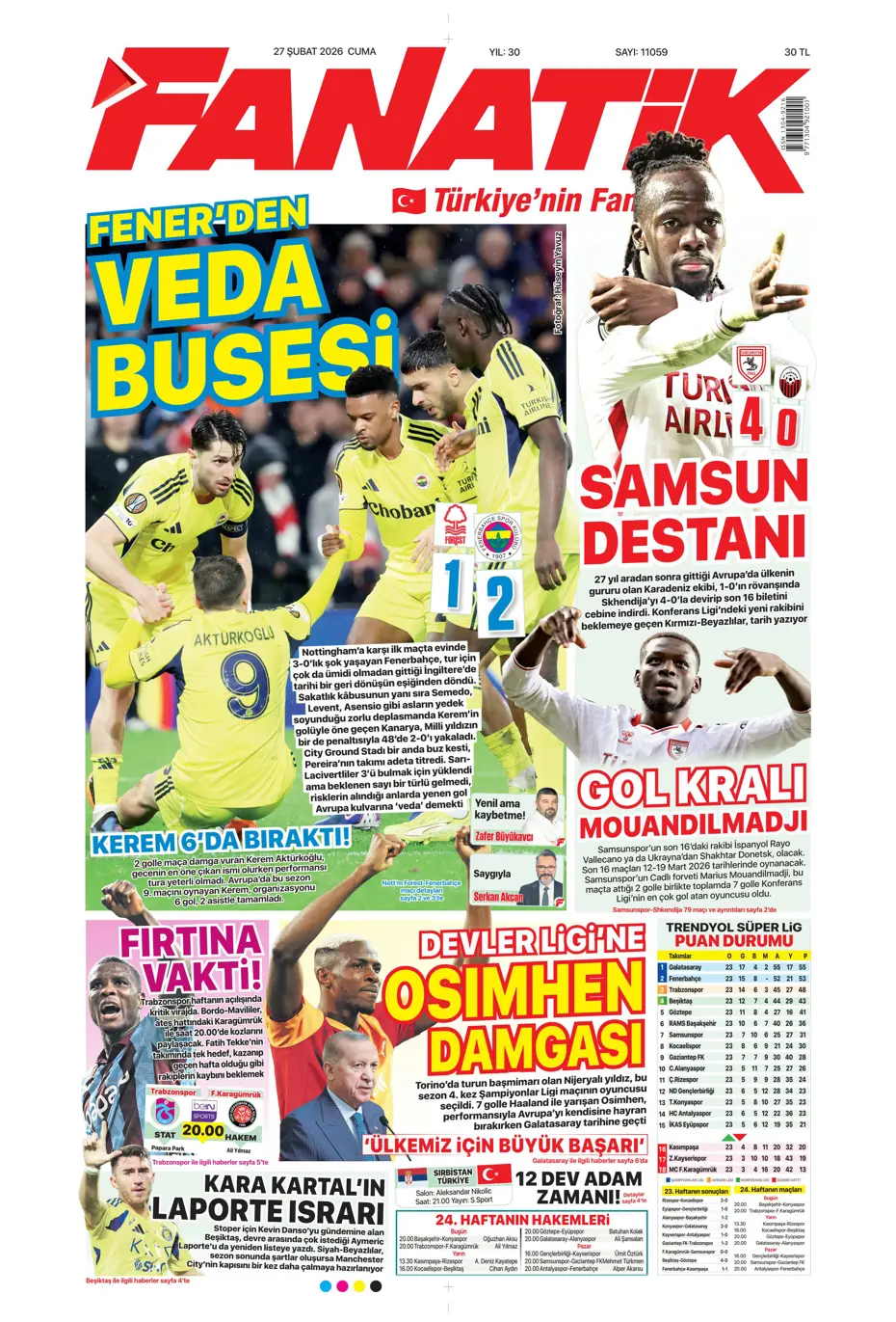 "Osimhen için müthiş iddia!" | Sporun manşetleri - 42 "Osimhen için müthiş iddia!" | Sporun manşetleri - 42