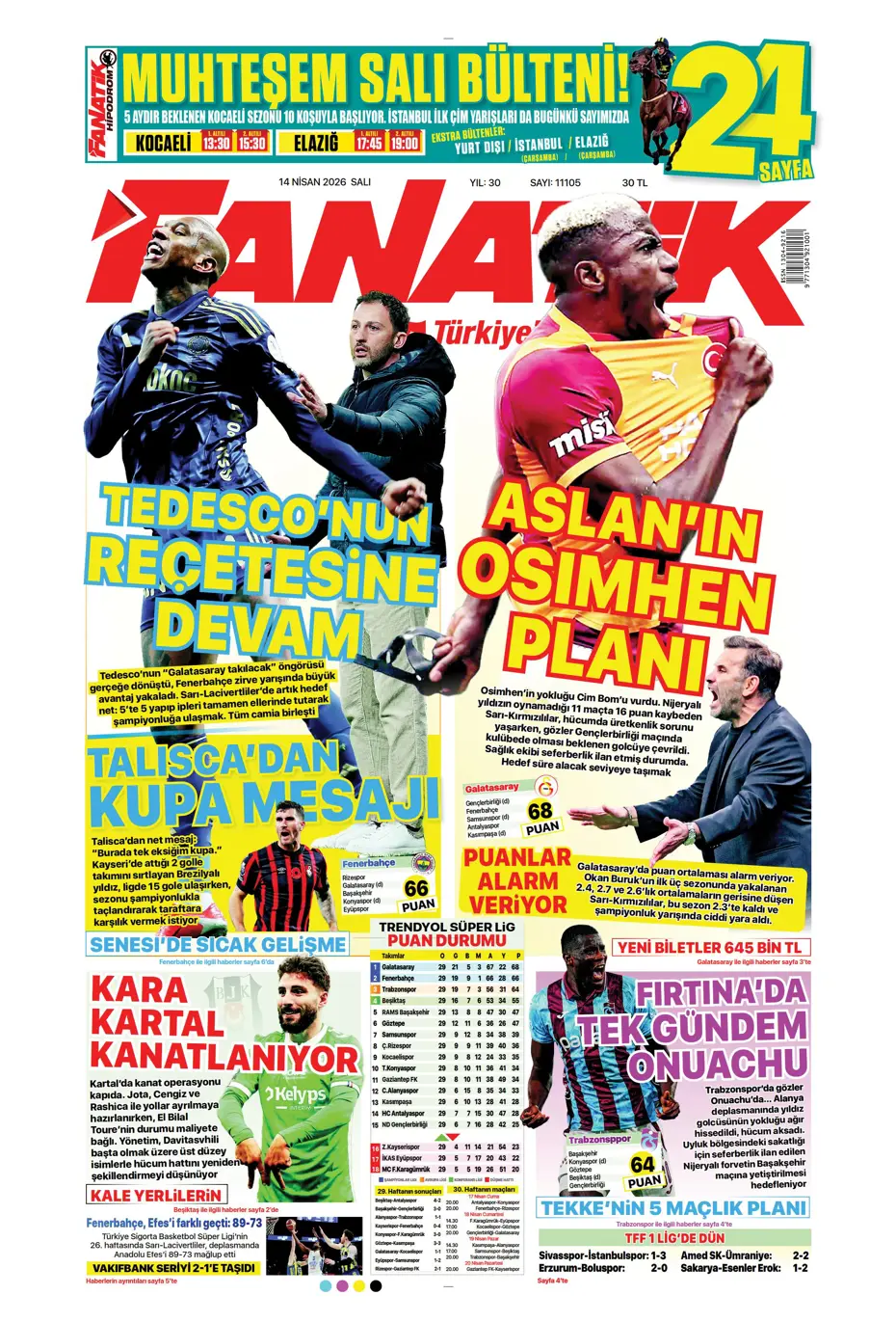 Tedesco takımdan ayrılmasına izin verdi, Fenerbahçe'ye veda ediyor | Sporun manşetleri - 38