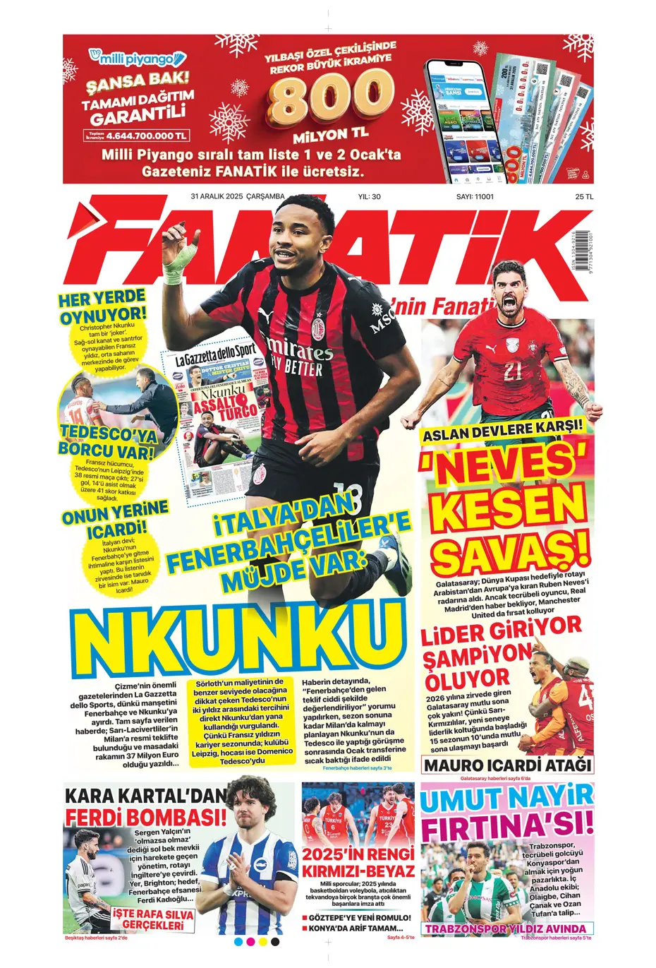 "Rafa Silva'nın yerine bomba isim geliyor" | Sporun manşetleri - 33