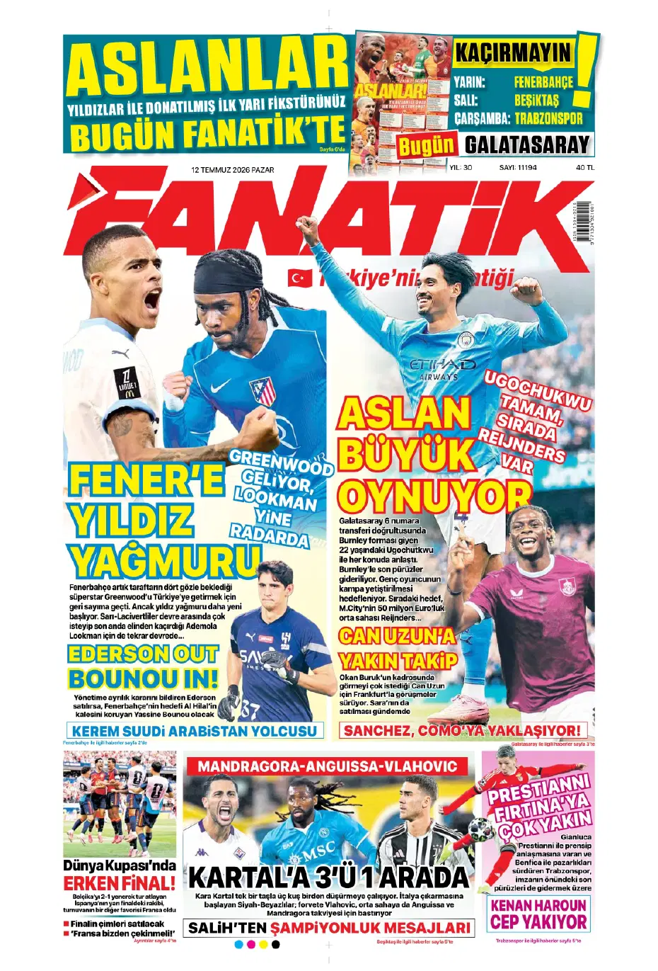 Galatasaray'a 50 milyon euroluk yıldız! İlk görüşme gerçekleşti | Sporun manşetleri - 24