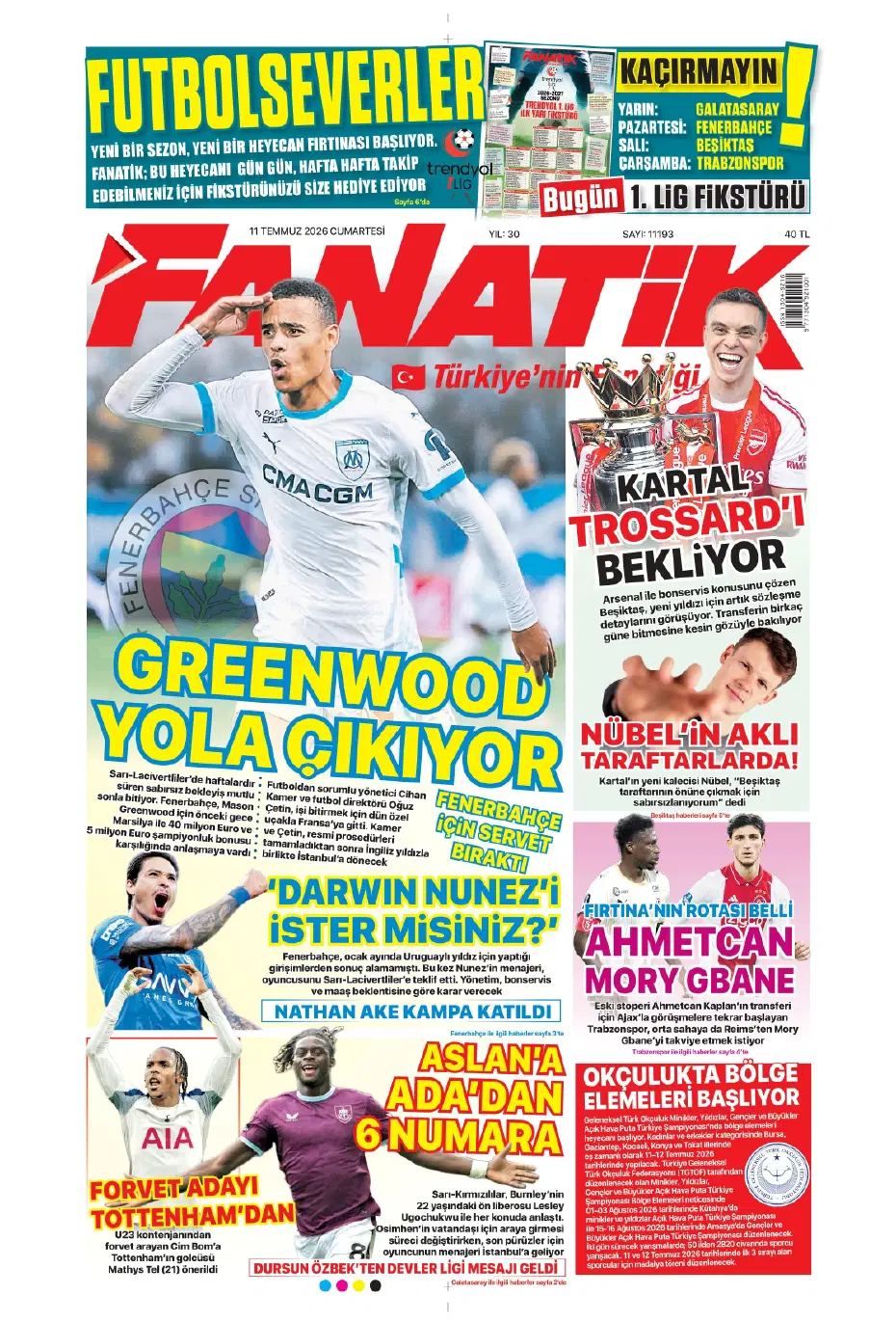 Kerem Aktürkoğlu için rekor teklif | Sporun manşetleri - 25