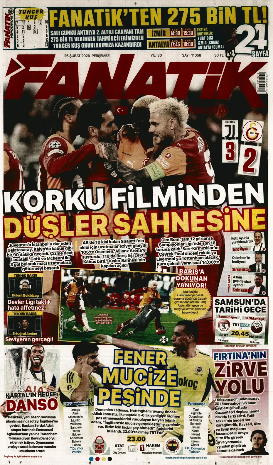 "Galatasaray kabustan zafer çıkardı" | Sporun manşetleri - 18