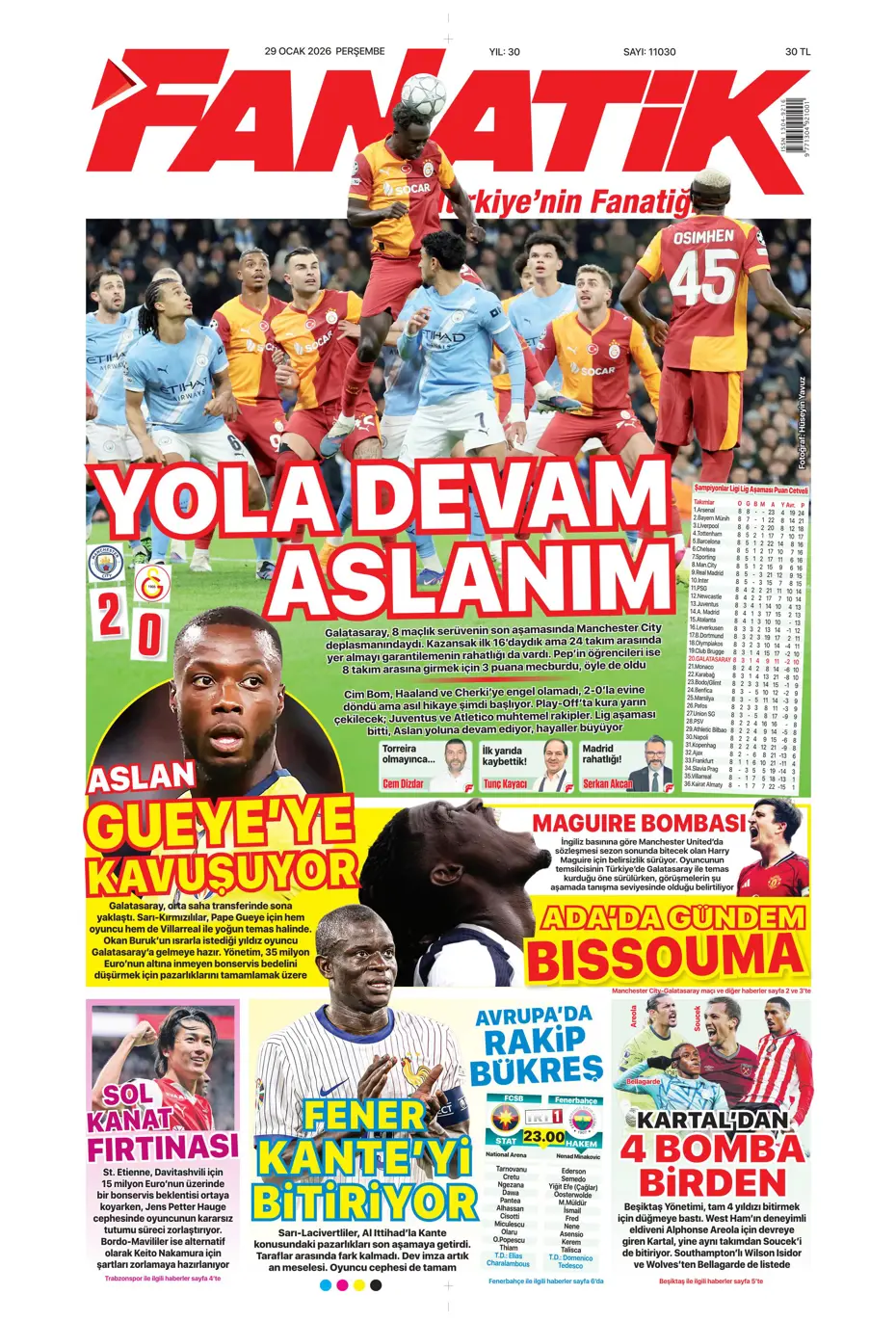 "Galatasaray'dan Şampiyonlar Ligi maçı sonrası transfer: İş bitirildi" | Sporun manşetleri - 37 "Galatasaray'dan Şampiyonlar Ligi maçı sonrası transfer: İş bitirildi" | Sporun manşetleri - 37