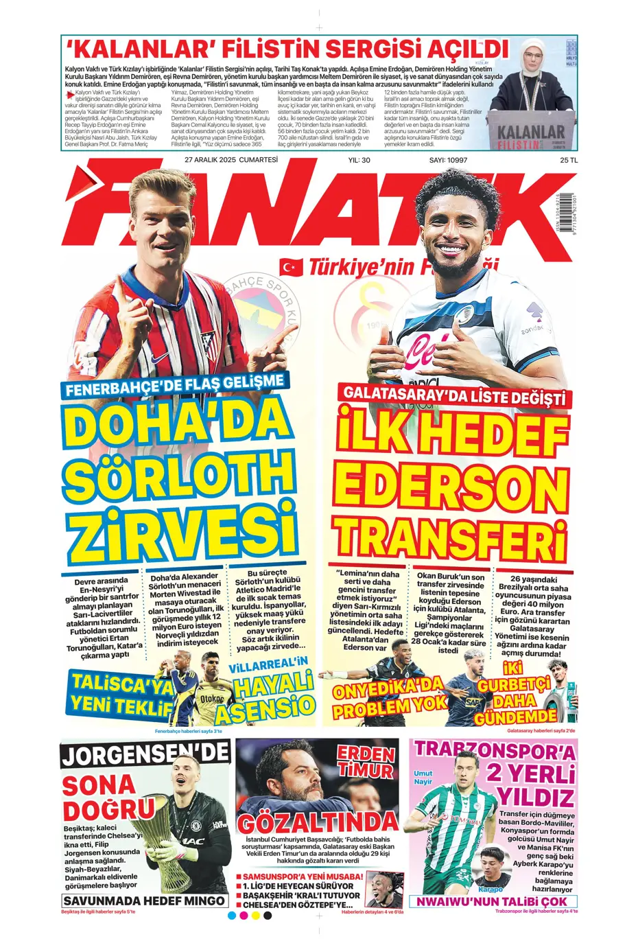 "Fenerbahçe'de 7 ayrılık birden" | Sporun manşetleri - 31 "Fenerbahçe'de 7 ayrılık birden" | Sporun manşetleri - 31