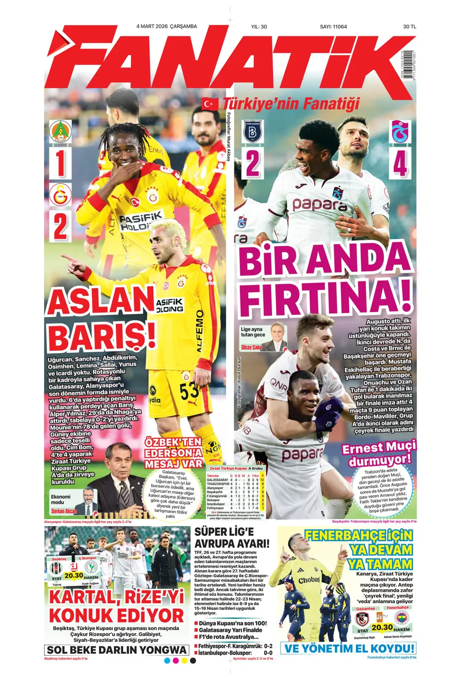 "Anlaşma tamam, sezon sonunda Fenerbahçe'den ayrılıyor" | Sporun manşetleri - 36 "Anlaşma tamam, sezon sonunda Fenerbahçe'den ayrılıyor" | Sporun manşetleri - 36