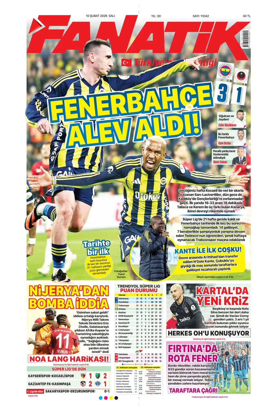 "Victor Osimhen'le ilgili bomba iddia" | Sporun manşetleri - 38 "Victor Osimhen'le ilgili bomba iddia" | Sporun manşetleri - 38