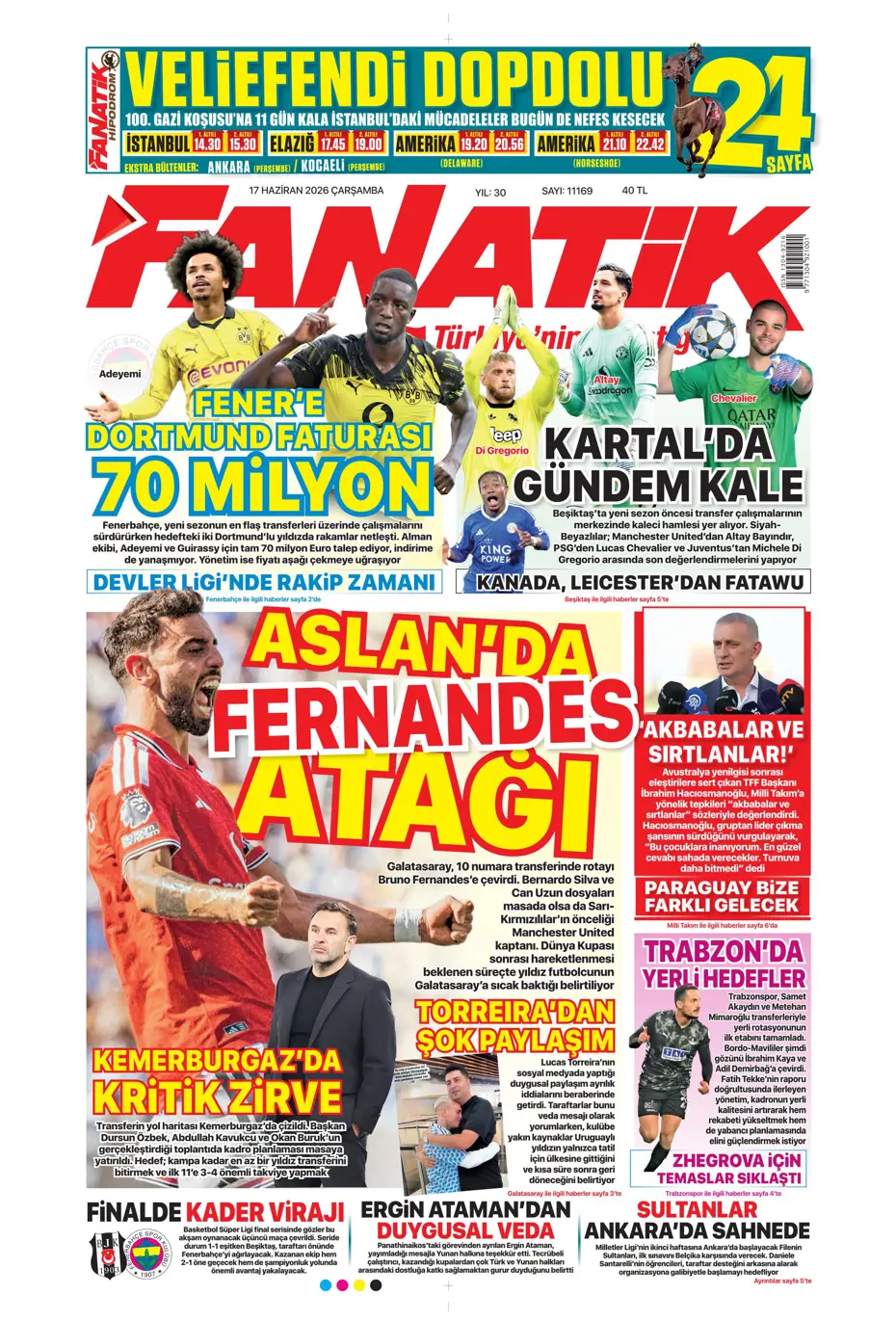 Fenerbahçe'de Oosterwolde dışında 3 ayrılık daha | Sporun manşetleri - 25