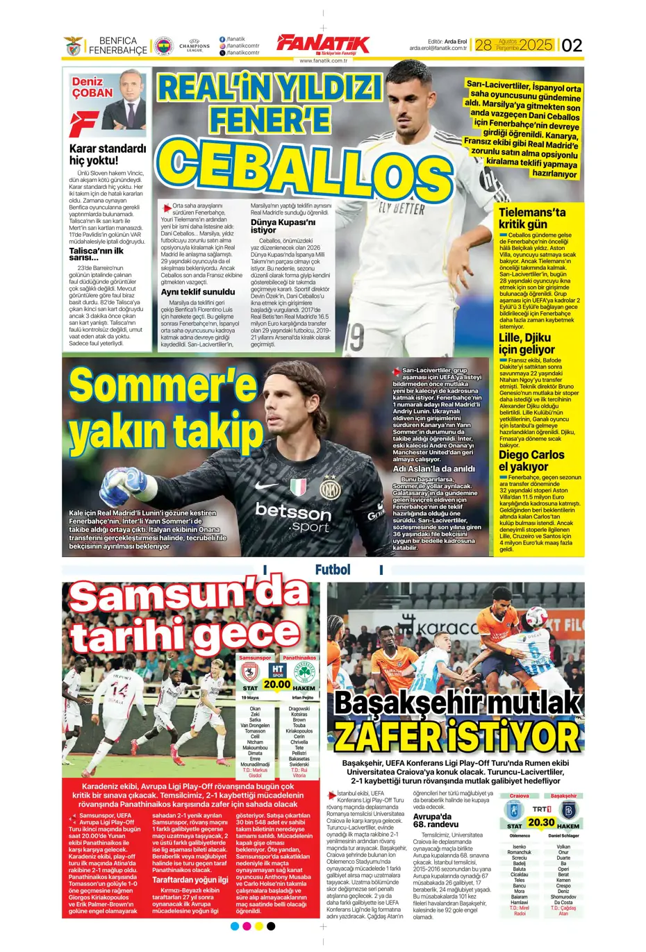 "Kerem Fenerbahçe'yi de Mourinho'yu da bitirdi" | Sporun manşetleri - 32