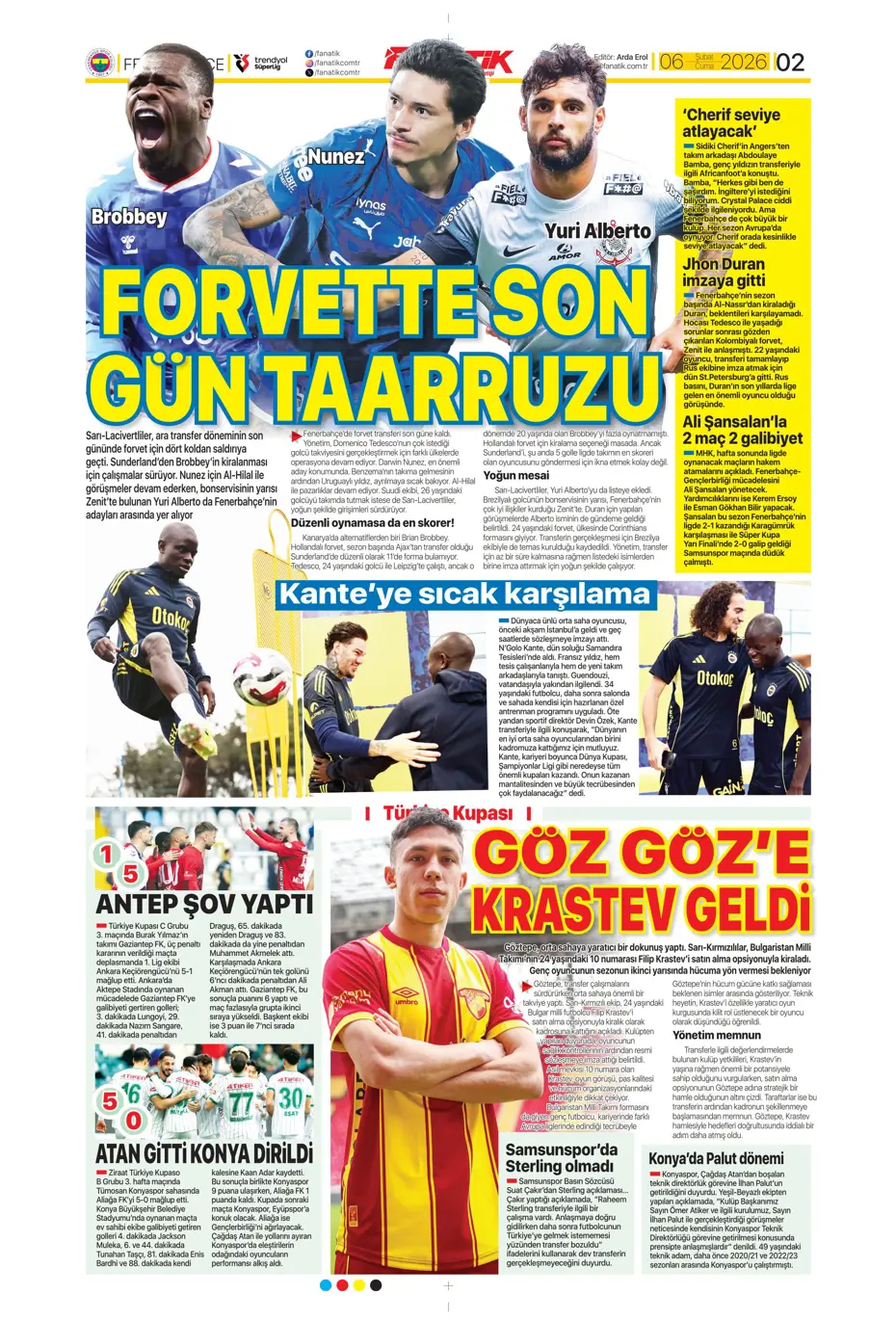 "Transferin son günü Aral Şimşir bombası" | Sporun manşetleri - 33 "Transferin son günü Aral Şimşir bombası" | Sporun manşetleri - 33