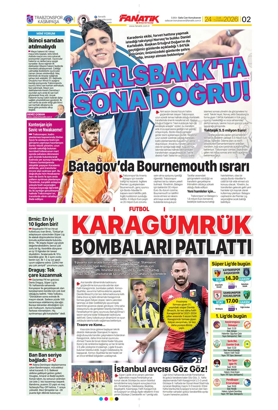 "Yaser Asprilla, Galatasaray'da" | Sporun manşetleri - 33