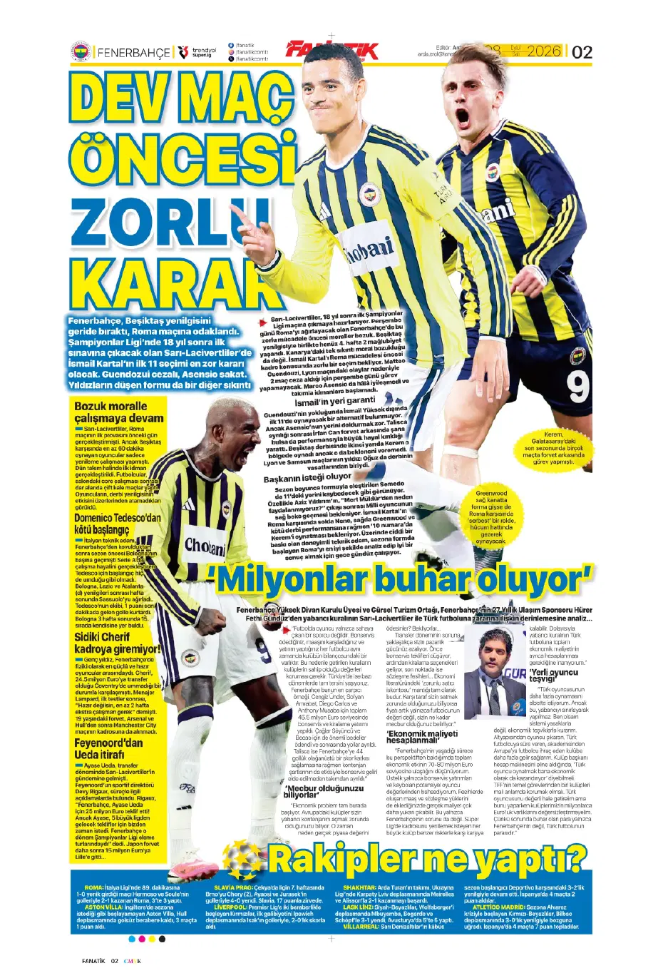 "Ertuğrul Doğan'la görüşen Vitor Pereira'dan Trabzonspor kararı" | Sporun manşetleri - 14 "Ertuğrul Doğan'la görüşen Vitor Pereira'dan Trabzonspor kararı" | Sporun manşetleri - 14