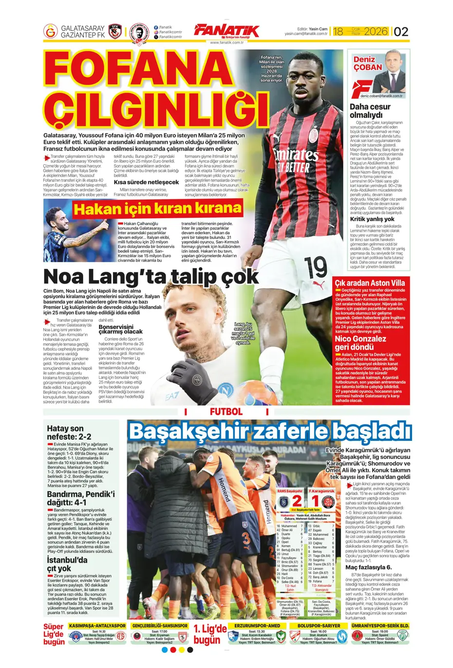 "Galatasaray'dan Gaziantep maçı sonrası transfer: Gemileri yaktı" | Sporun manşetleri - 35