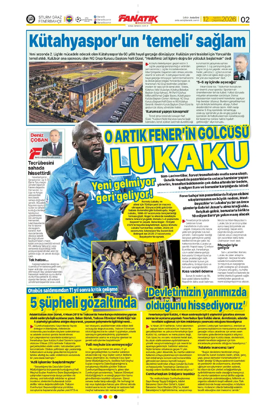 Fred'in hemen ardından bir veda daha geliyor! Yerine gelecek isim çoktan belli | Sporun manşetleri - 7 Fred'in hemen ardından bir veda daha geliyor! Yerine gelecek isim çoktan belli | Sporun manşetleri - 7