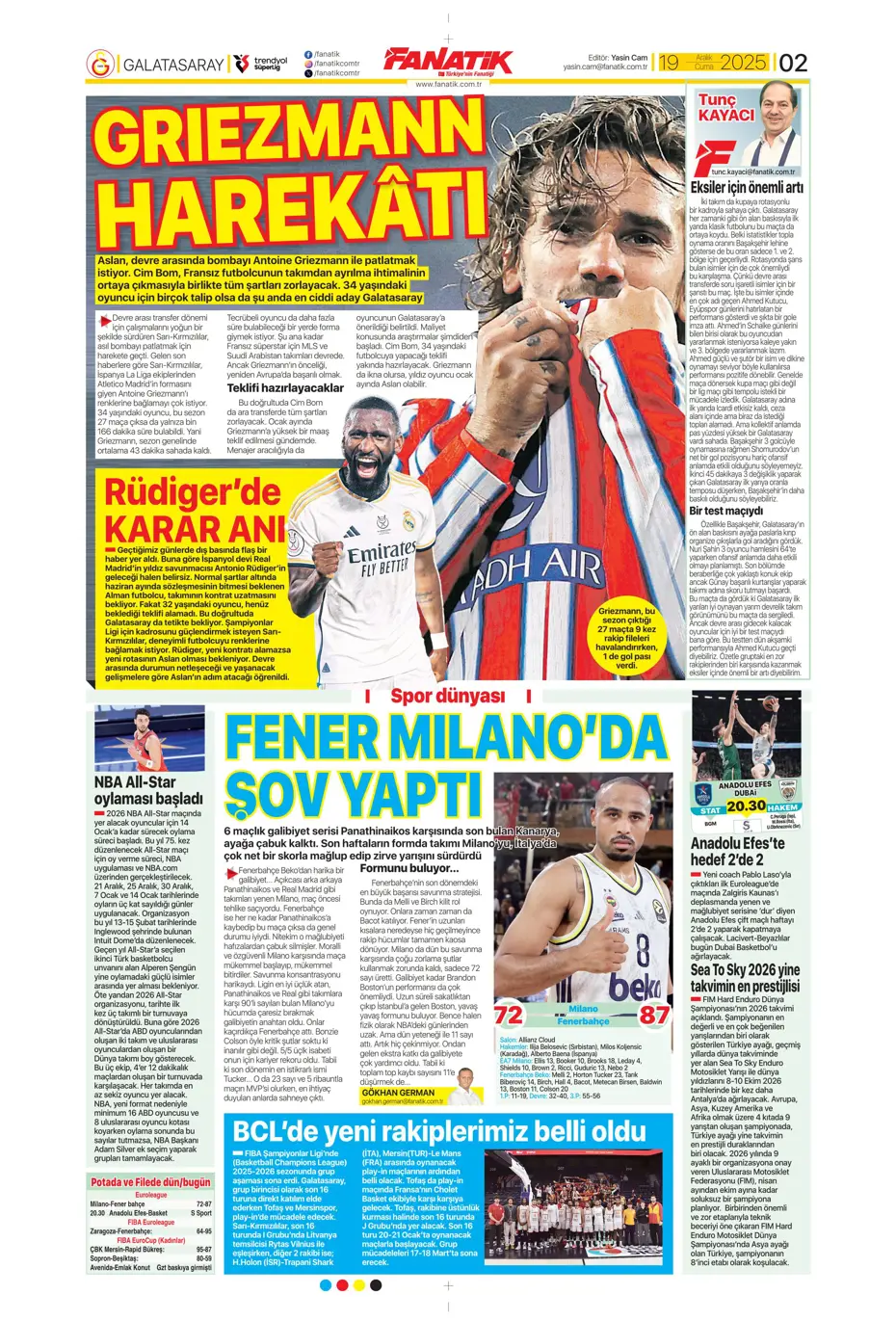"Ve Lucas Beraldo'dan Galatasaray'a cevap geldi" | Sporun manşetleri - 18