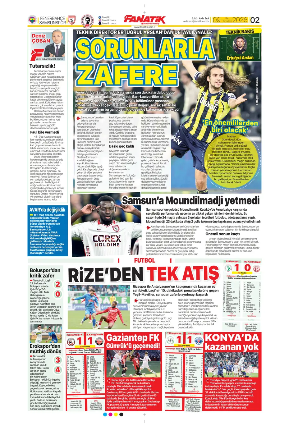 "Eller yukarı! Ben Cherif" | Sporun manşetleri - 25
