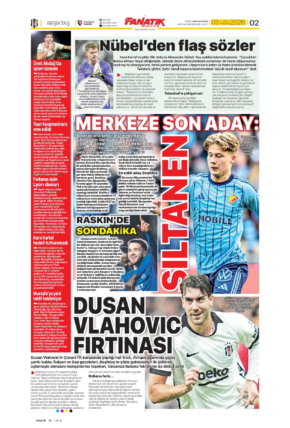 Can Uzun derken 2 isim daha! Fenerbahçe'den son gün bombaları | Sporun manşetleri - 11 Can Uzun derken 2 isim daha! Fenerbahçe'den son gün bombaları | Sporun manşetleri - 11