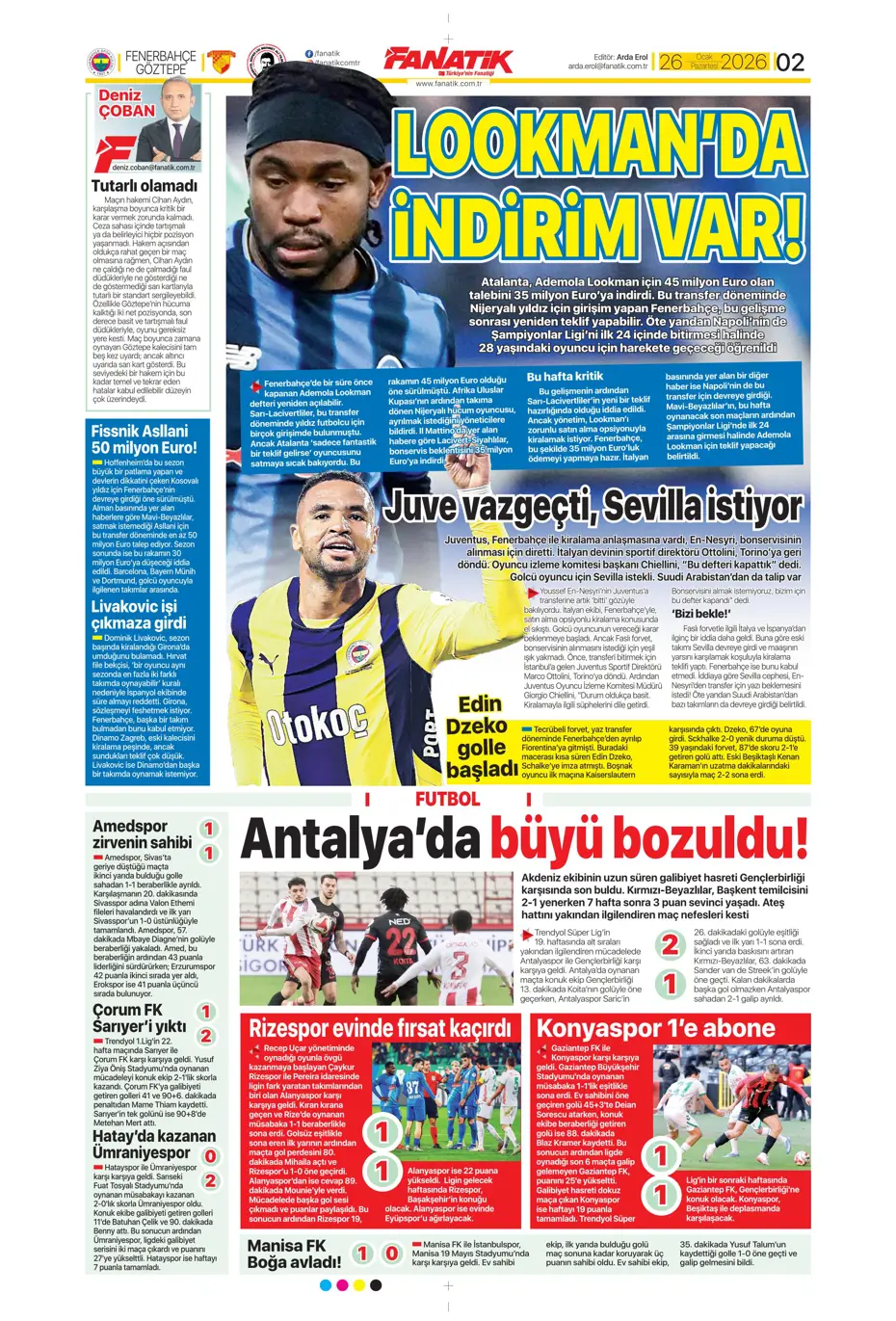 "Galatasaray'dan Icardi için bomba karar çıktı" | Sporun manşetleri - 23