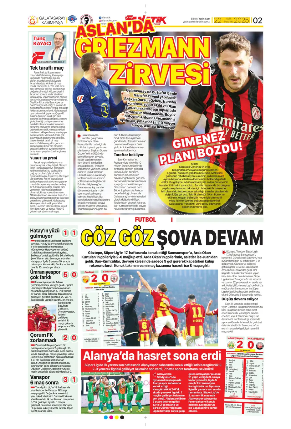 "Fenerbahçe'de 2 isim takımdan ayrılıyor: 35 milyon euro" | Sporun manşetleri - 33