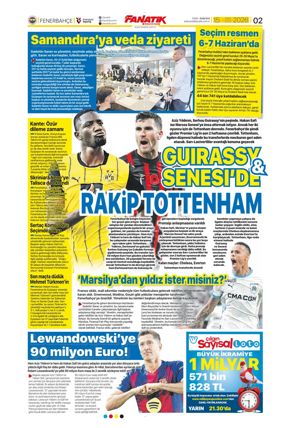 Ve Guirassy, Fenerbahçe ateşini yaktı | Sporun manşetleri - 26