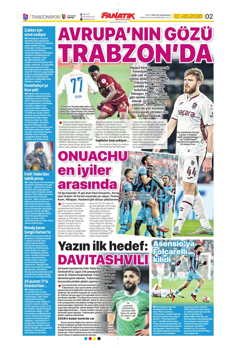 "En-Nesyri, Al-Ittihad'da tarihe geçti" | Sporun manşetleri - 27