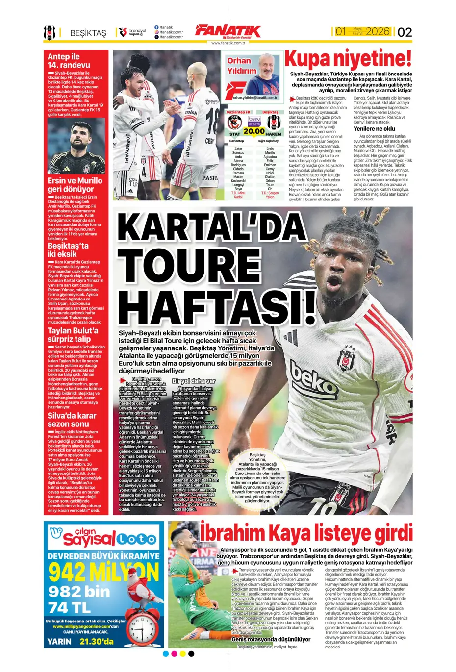 Fenerbahçe'den Salah bombası: Görüşme yapıldı | Sporun manşetleri - 31 Fenerbahçe'den Salah bombası: Görüşme yapıldı | Sporun manşetleri - 31