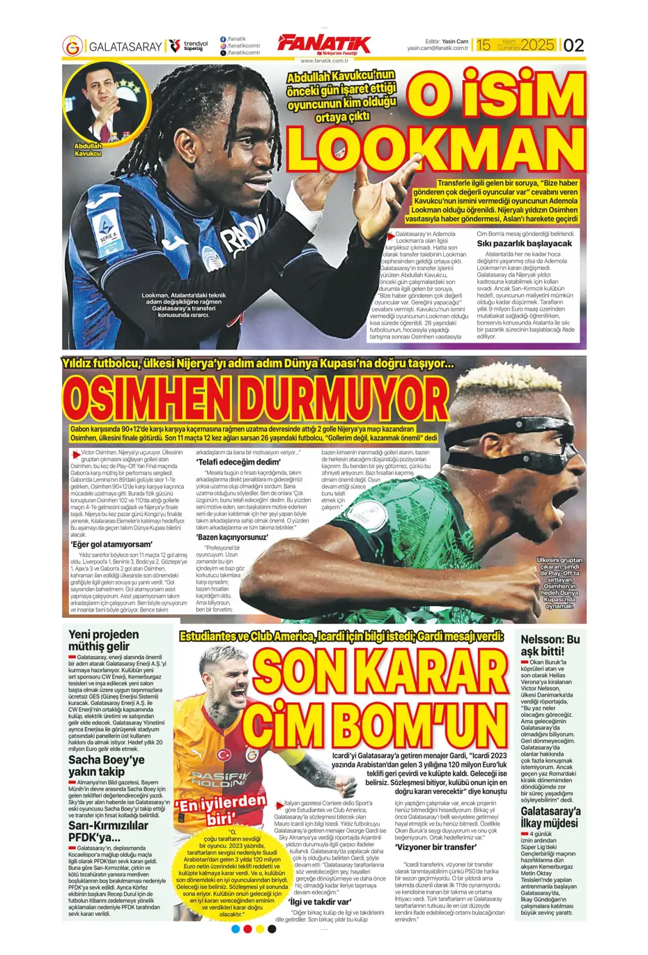 "İşte Fener'in Lewandowski için planı" | Sporun manşetleri - 37