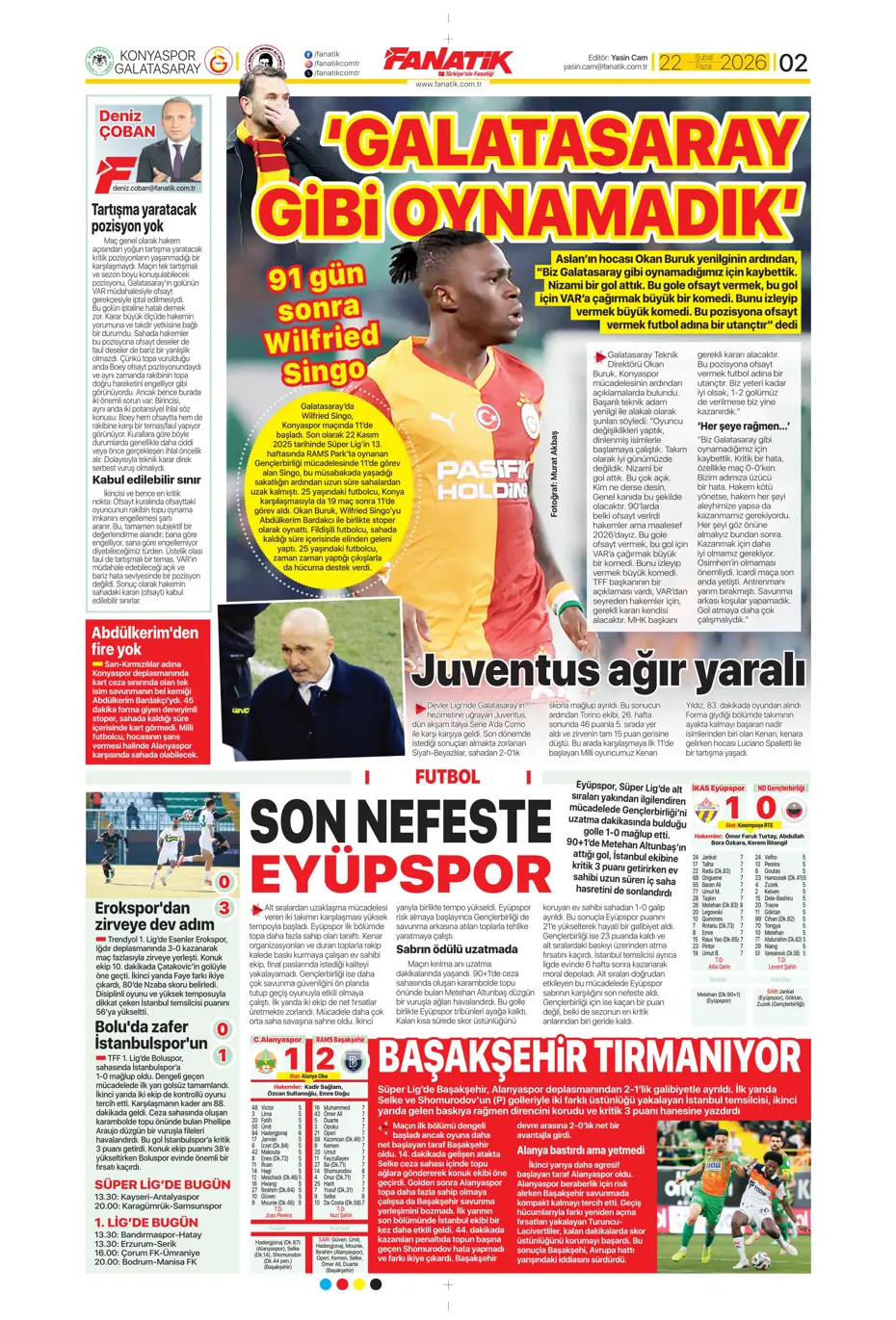 "Beklenen golcü Sörloth" | Sporun manşetleri - 36