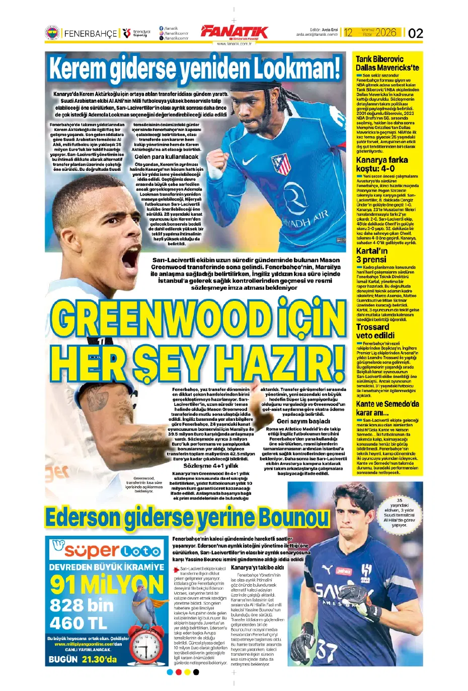 Galatasaray'a 50 milyon euroluk yıldız! İlk görüşme gerçekleşti | Sporun manşetleri - 17