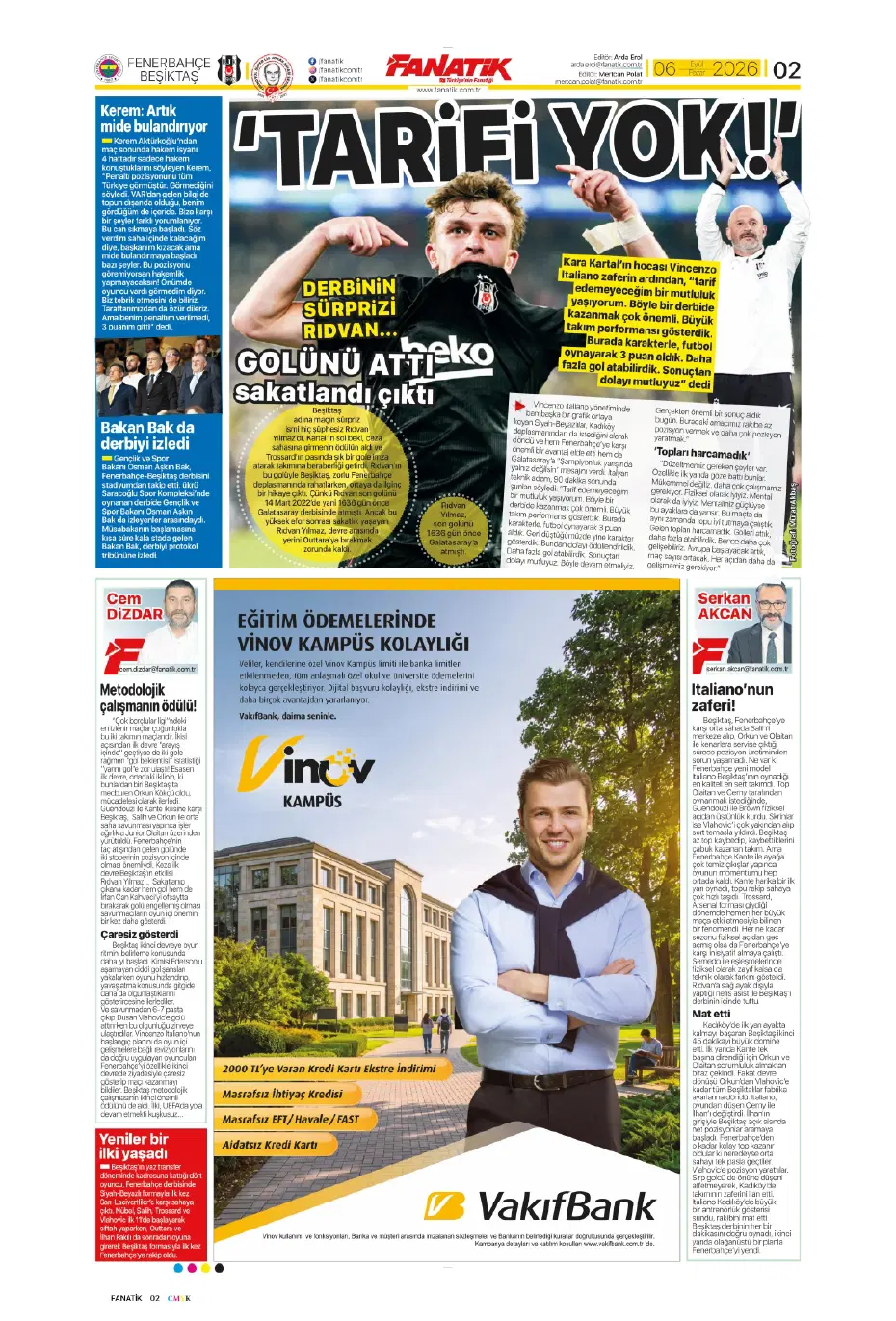 "Kadıköy'ün kralı Kartal" | Sporun manşetleri - 19 "Kadıköy'ün kralı Kartal" | Sporun manşetleri - 19