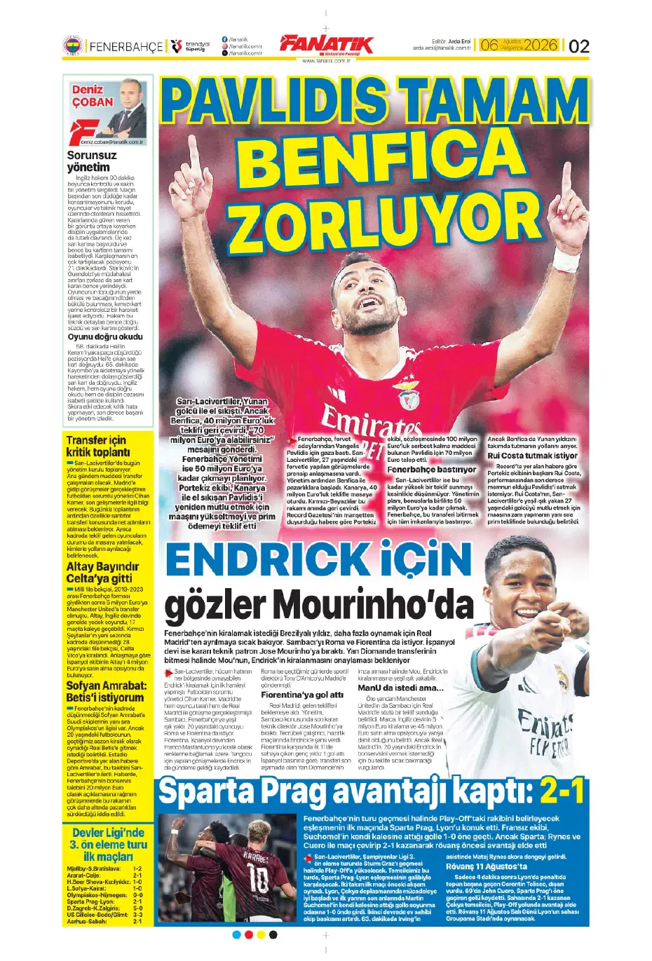 Tüm dünya Salah ve Trabzonspor'u konuşuyor | Sporun manşetleri - 23 Tüm dünya Salah ve Trabzonspor'u konuşuyor | Sporun manşetleri - 23