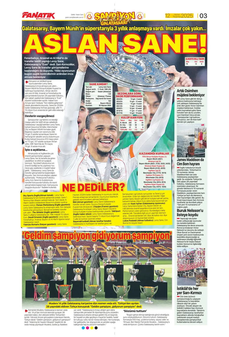 "Osimhen'in yerine En-Nesyri" | Sporun manşetleri - 29