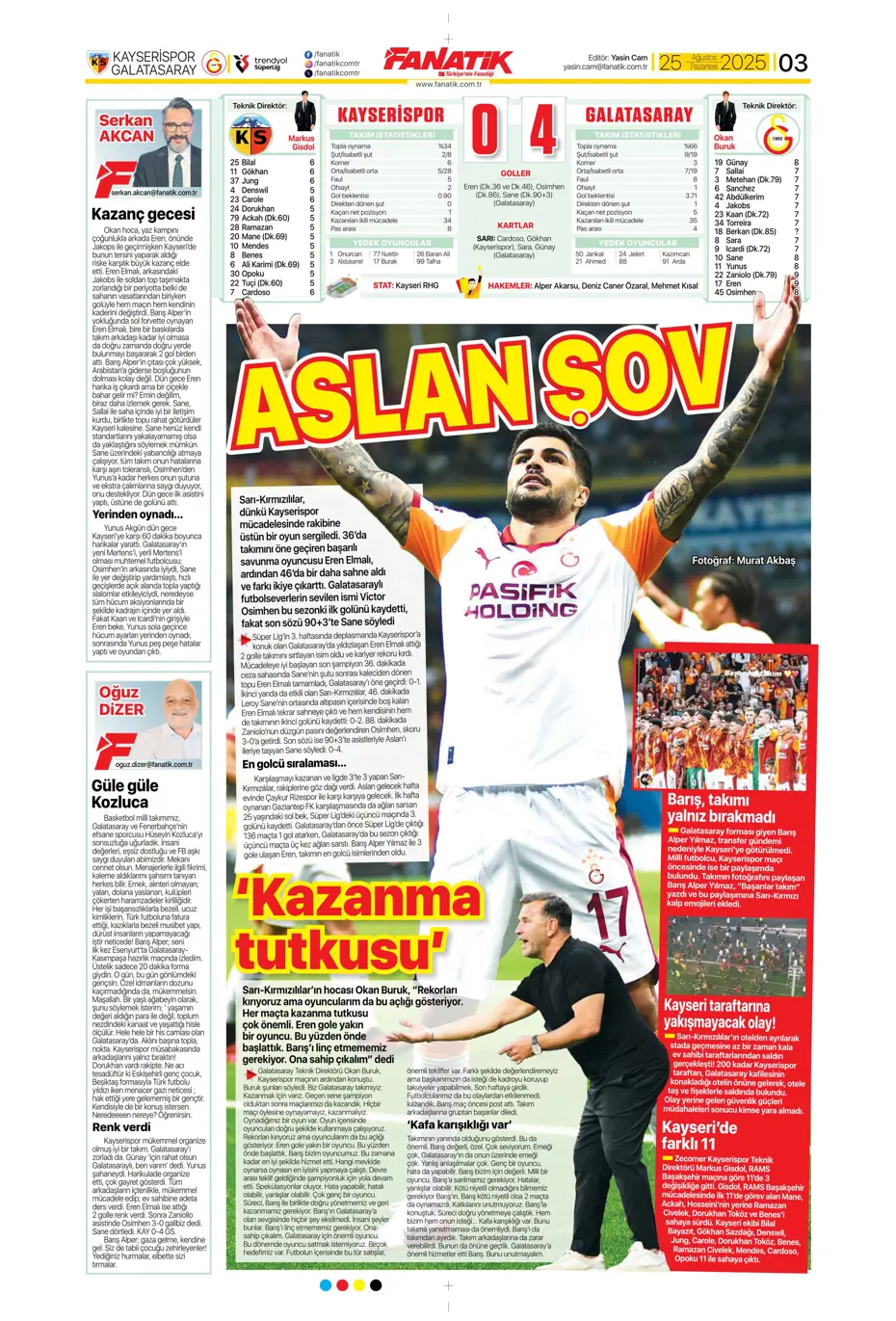 "Fenerbahçe'de Youri Tielemans tamam" | Sporun manşetleri - 34