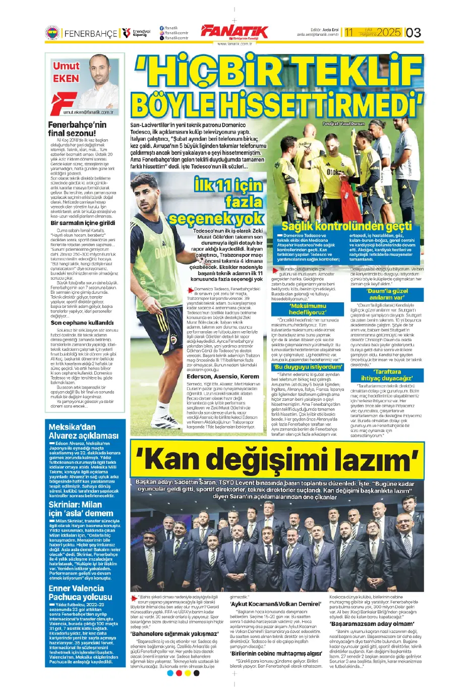 "Laporte ile mutlu son" | Sporun manşetleri - 23