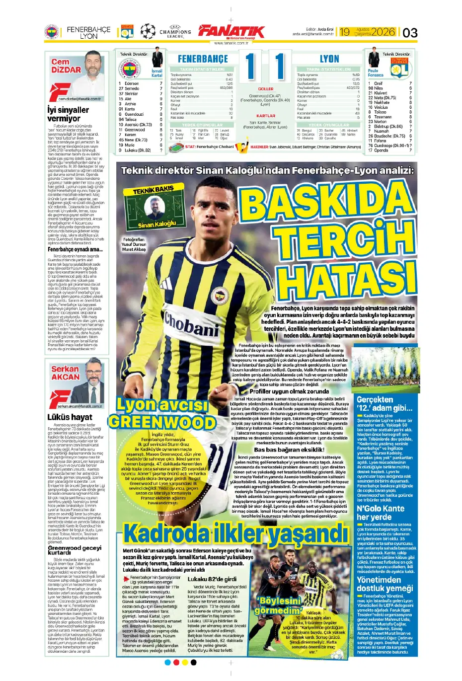 "Batrakov: Galatasaray'a gidiyorum" | Sporun manşetleri - 6