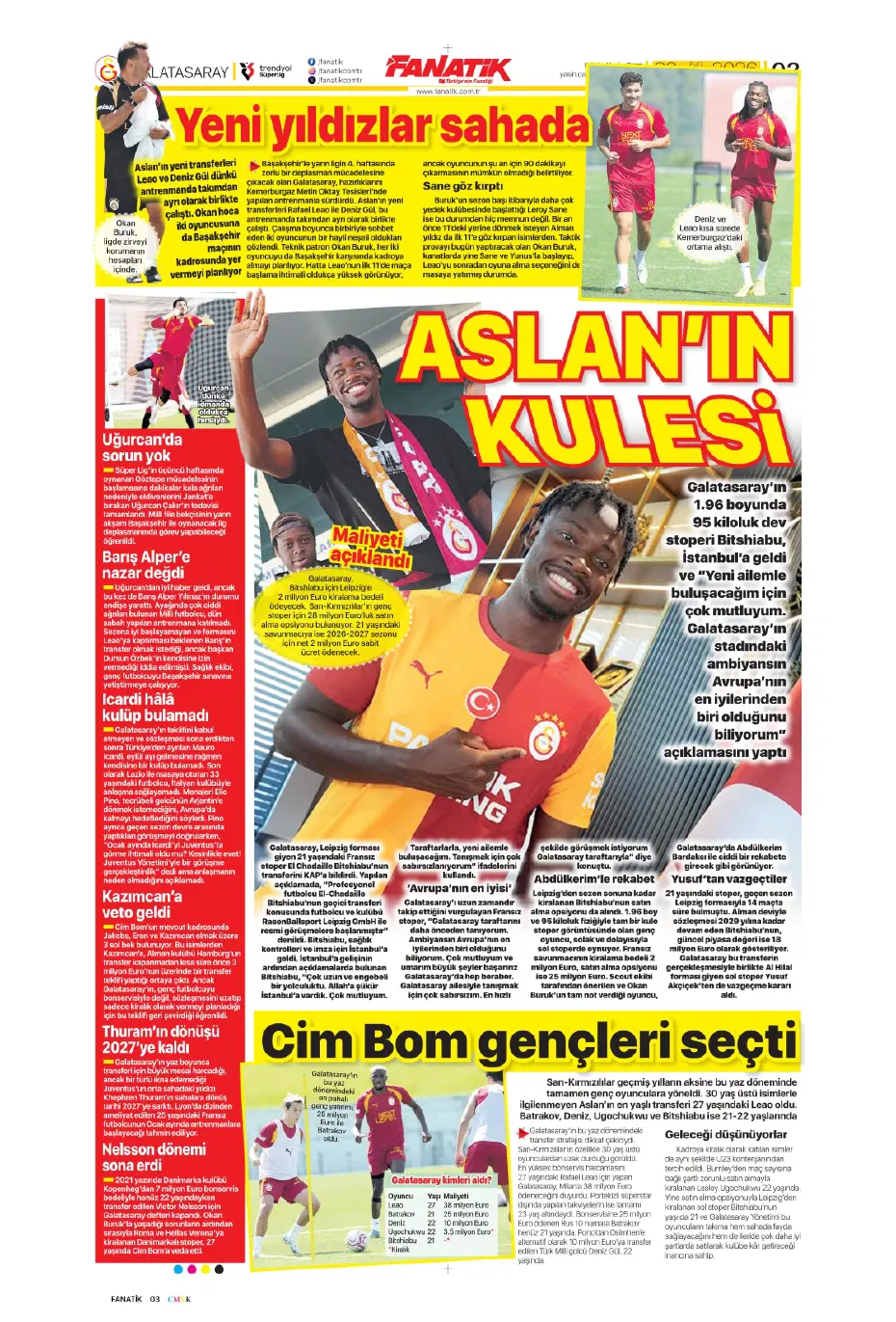 Can Uzun derken 2 isim daha! Fenerbahçe'den son gün bombaları | Sporun manşetleri - 13 Can Uzun derken 2 isim daha! Fenerbahçe'den son gün bombaları | Sporun manşetleri - 13