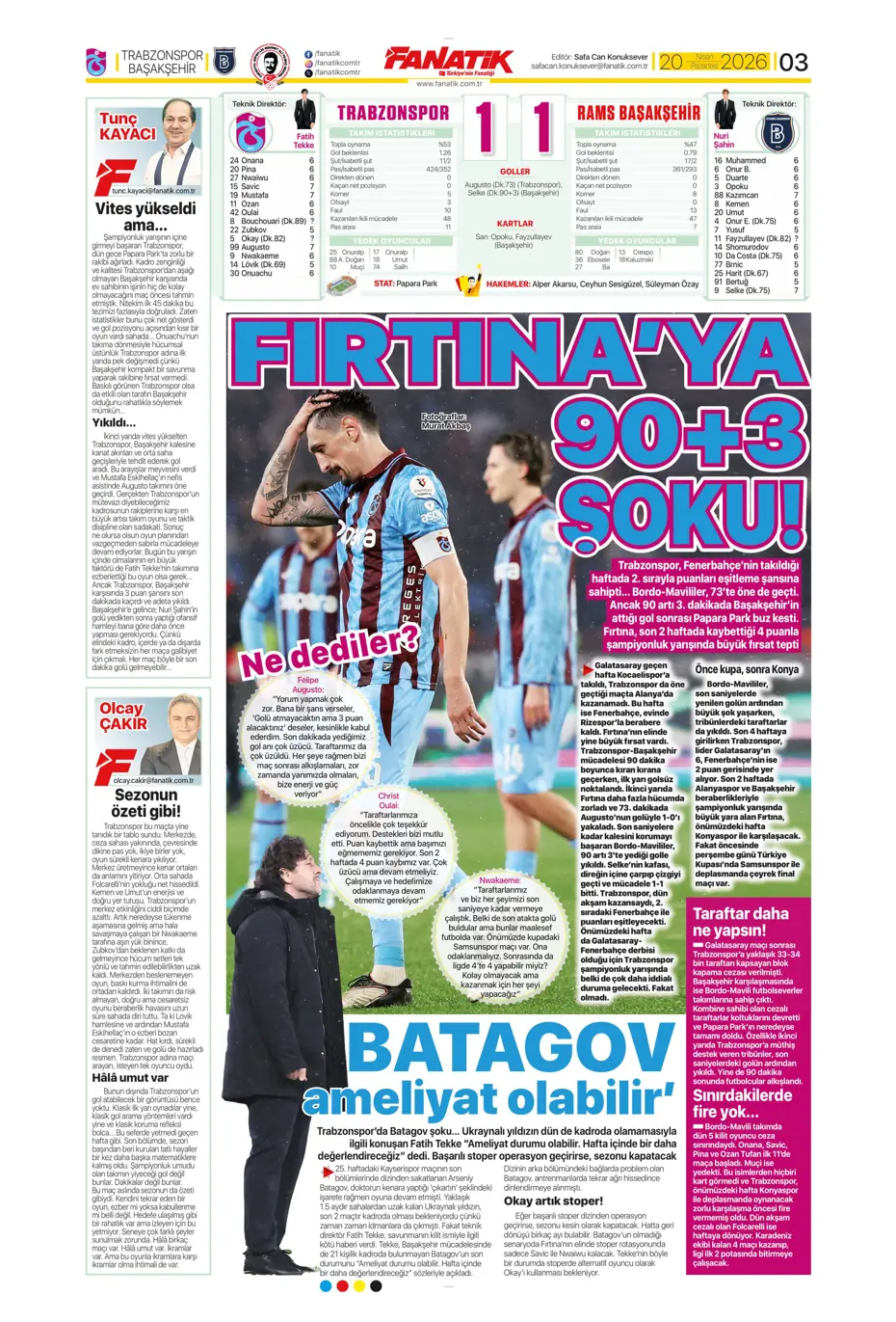 Eyvah! Gabriel Sara için geliyorlar | Sporun manşetleri - 43 Eyvah! Gabriel Sara için geliyorlar | Sporun manşetleri - 43