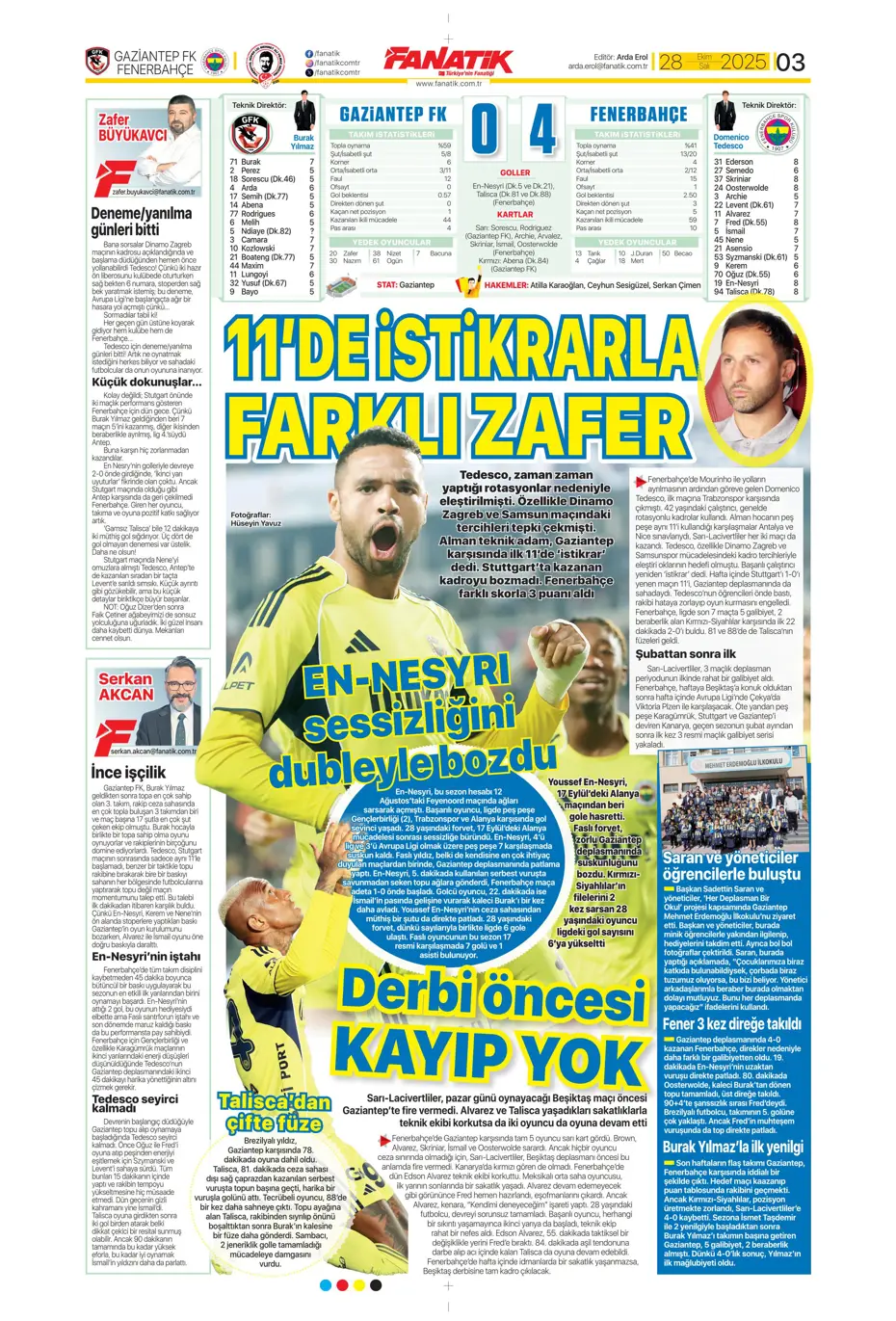 "Galatasaray'dan ocakta 2 bomba transfer" | Sporun manşetleri - 33 "Galatasaray'dan ocakta 2 bomba transfer" | Sporun manşetleri - 33