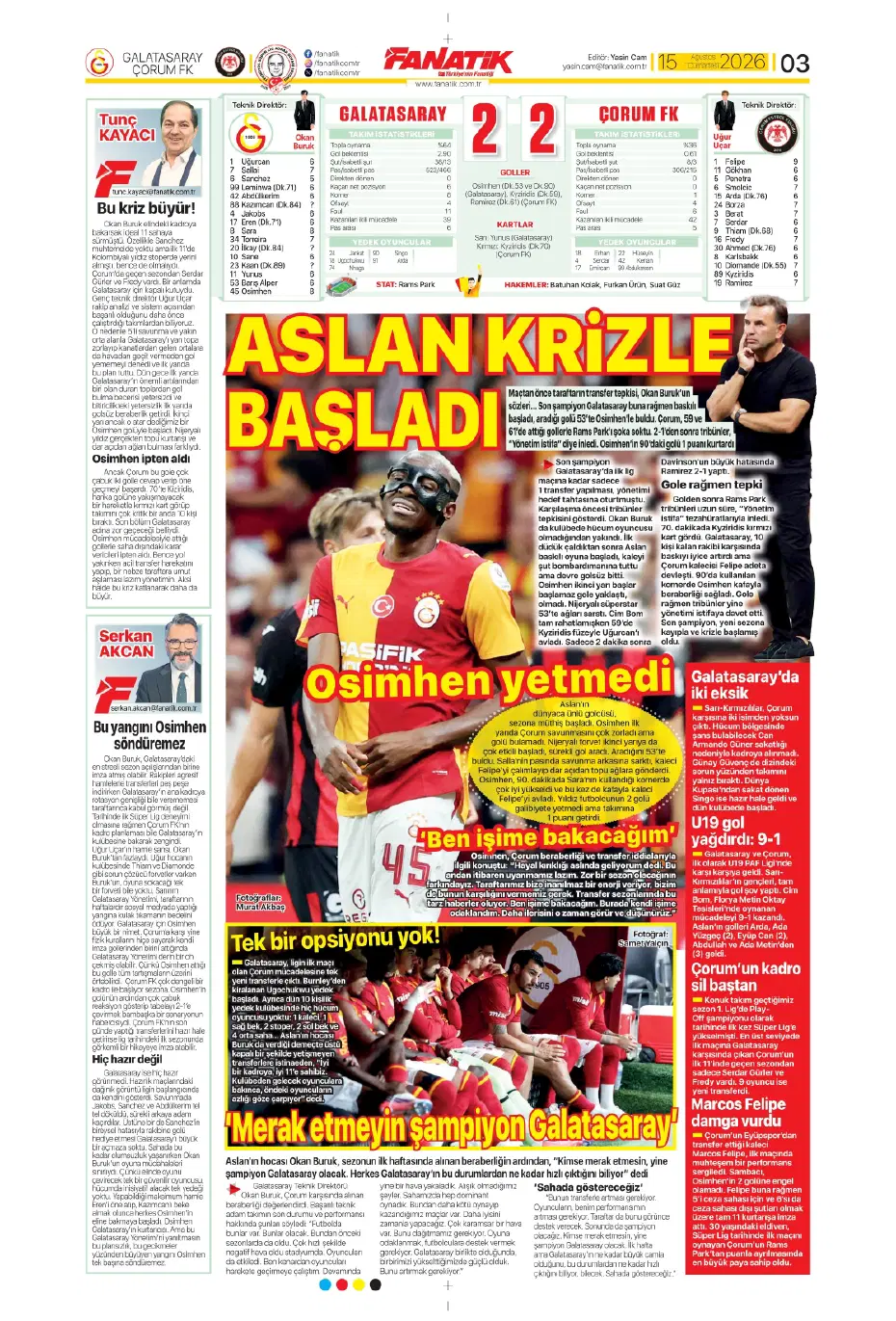 "Darwin Nunez geliyor" | Sporun manşetleri - 19 "Darwin Nunez geliyor" | Sporun manşetleri - 19