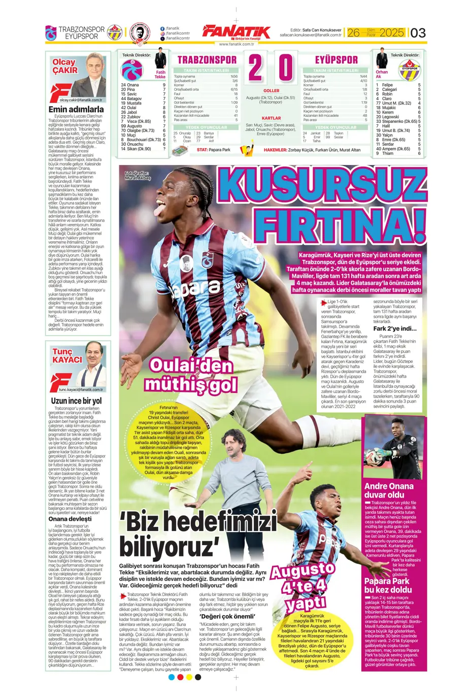 "Fenerbahçe'ye gol makinesi Sörloth" | Sporun manşetleri - 30 "Fenerbahçe'ye gol makinesi Sörloth" | Sporun manşetleri - 30