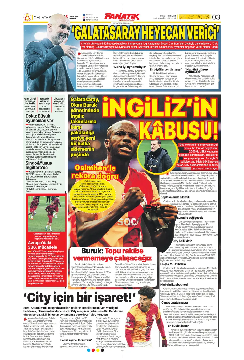"Jose Mourinho Fenerbahçe'den bomba transfer yapıyor" | Sporun manşetleri - 17