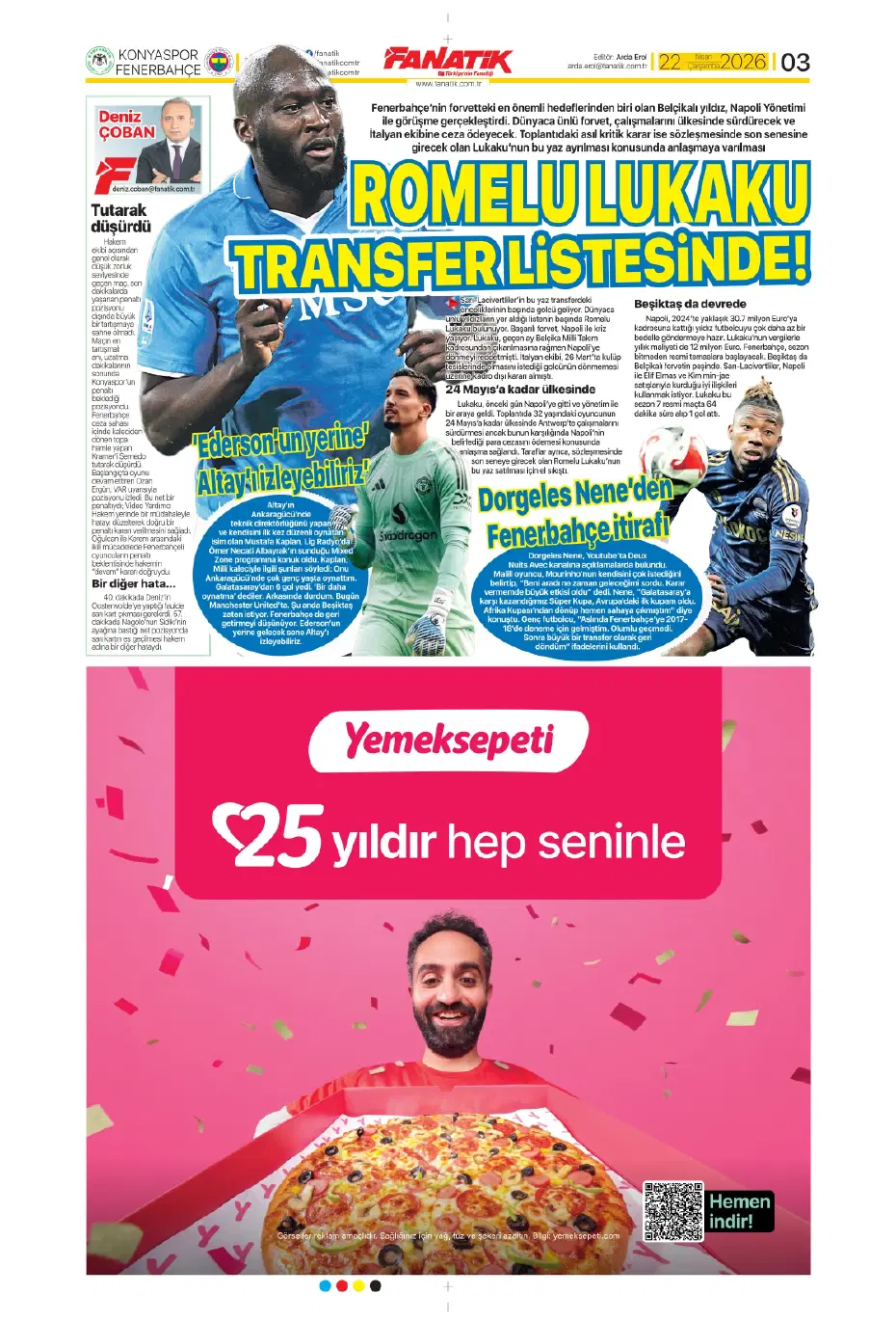 Kupa maçı sonrası Semedo'ya büyük tepki | Sporun manşetleri - 23