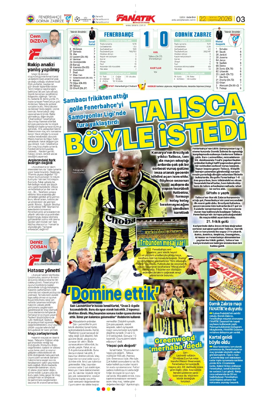 Ollie Watkins Fenerbahçe'ye geliyor | Sporun manşetleri - 15 Ollie Watkins Fenerbahçe'ye geliyor | Sporun manşetleri - 15