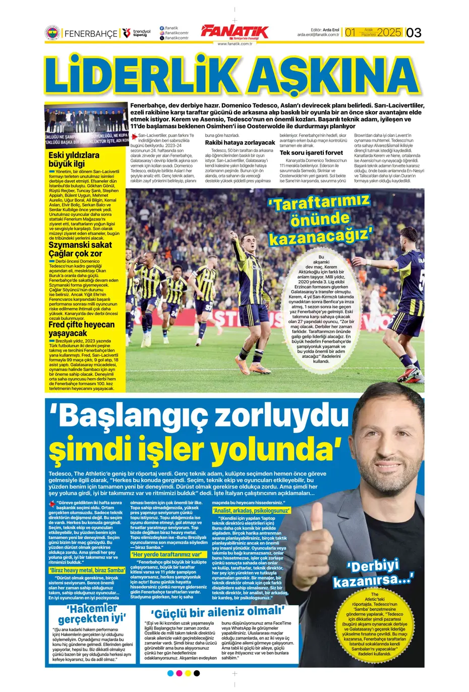 "Kadıköy'de 30 milyarlık dev buluşma" | Sporun manşetleri - 33