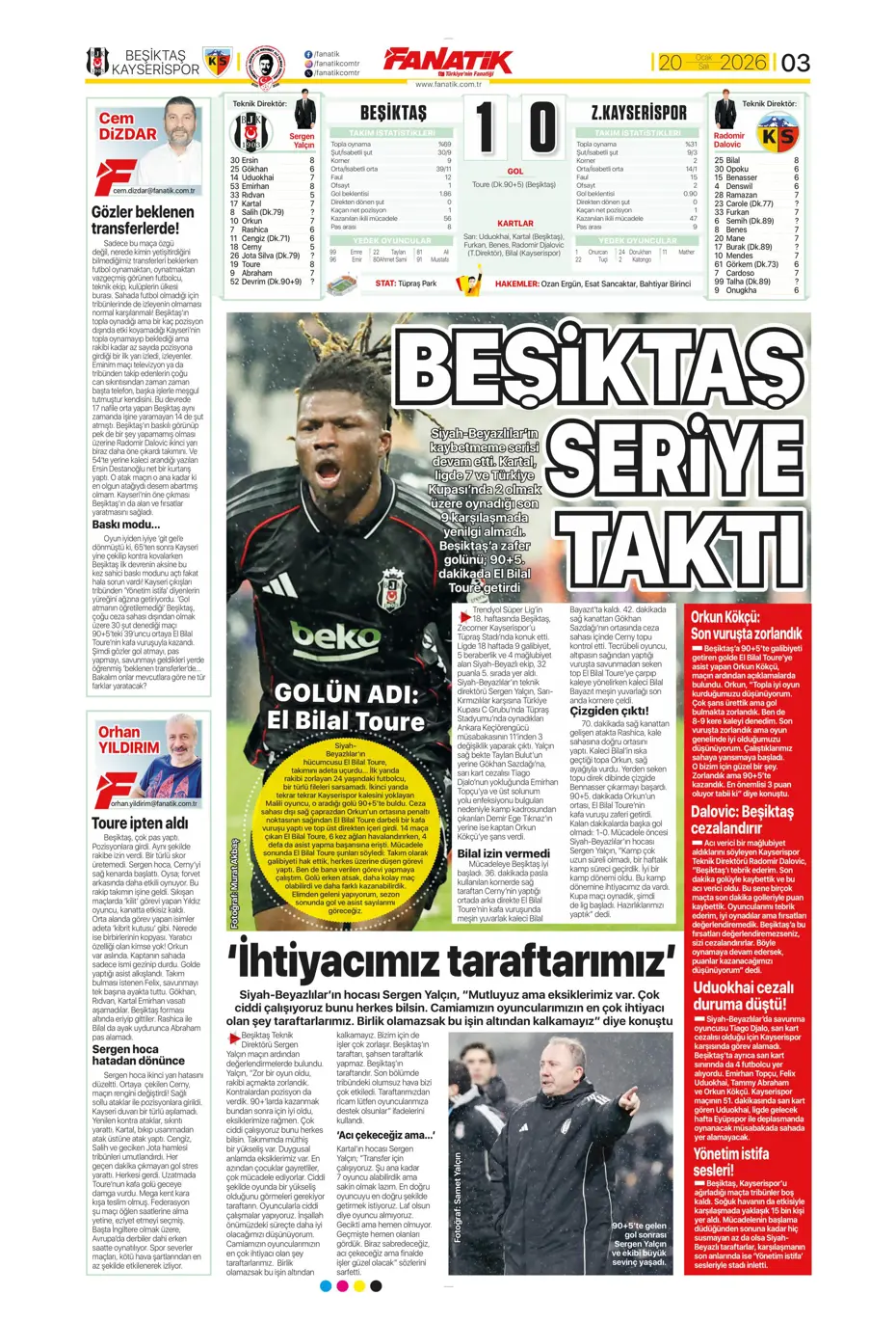 "Fenerbahçe'de 10 milyon euroya 2 senelik imza" | Sporun manşetleri  - 33