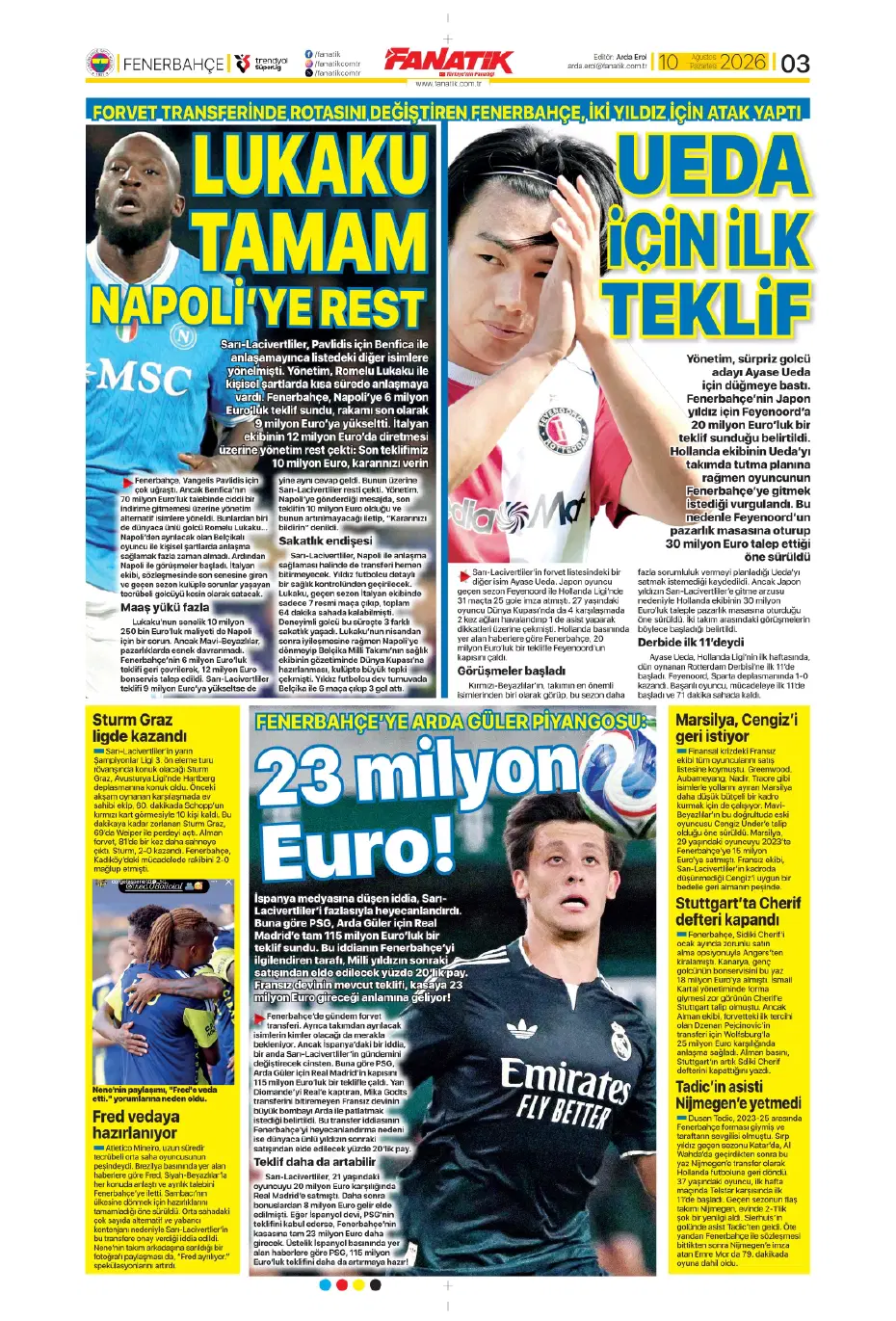Fenerbahçe'den Mimovic takasıyla flaş transfer | Sporun manşetleri - 7