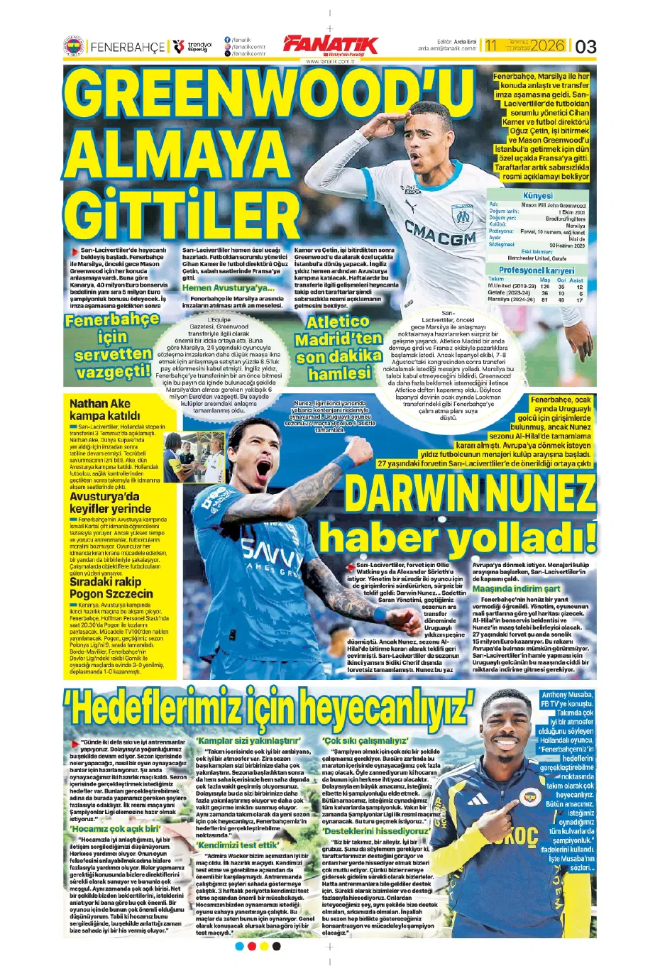 Kerem Aktürkoğlu için rekor teklif | Sporun manşetleri - 9