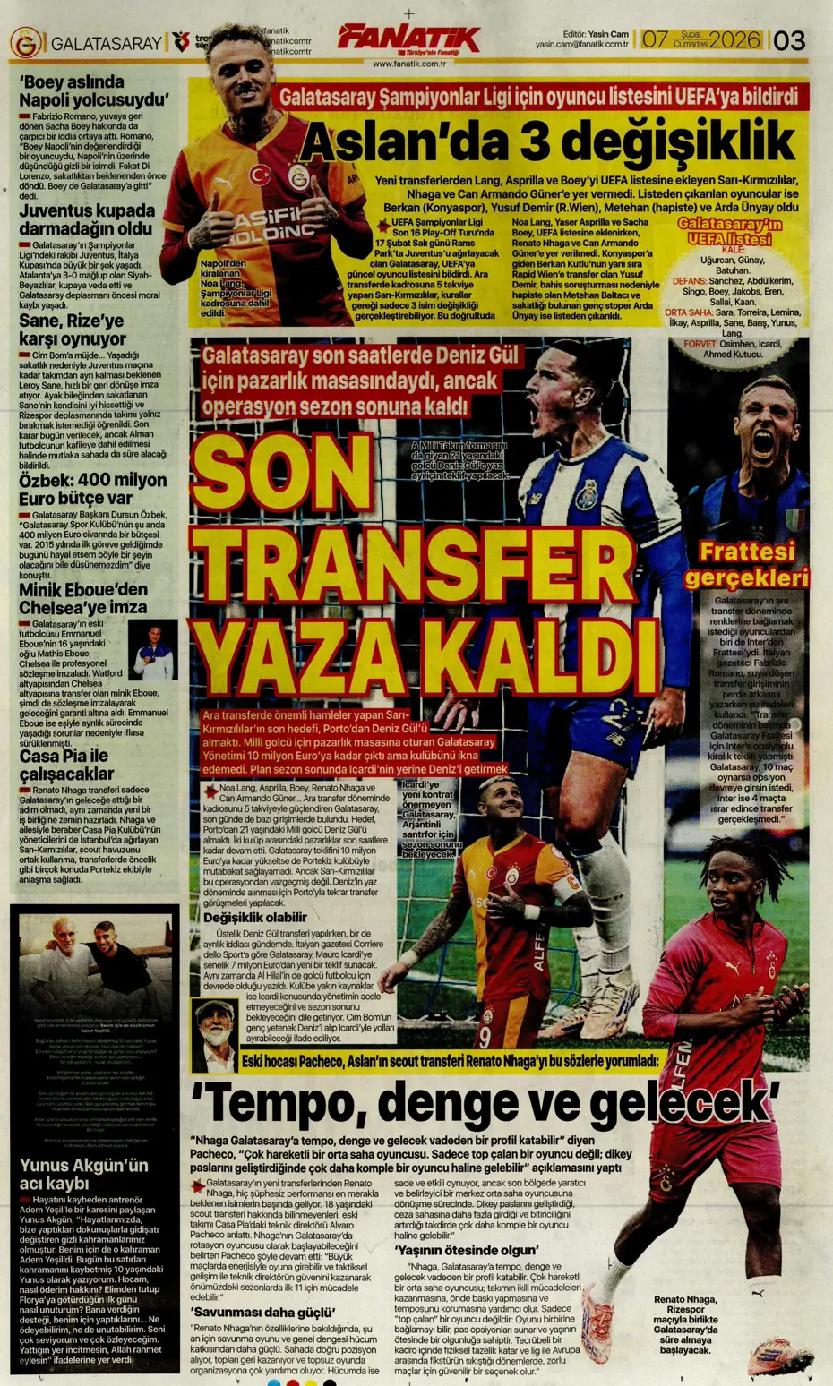 "Icardi ile 2+1 yıl daha" | Sporun manşetleri - 25