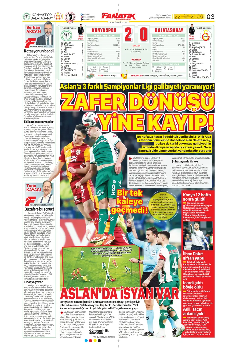 "Beklenen golcü Sörloth" | Sporun manşetleri - 34