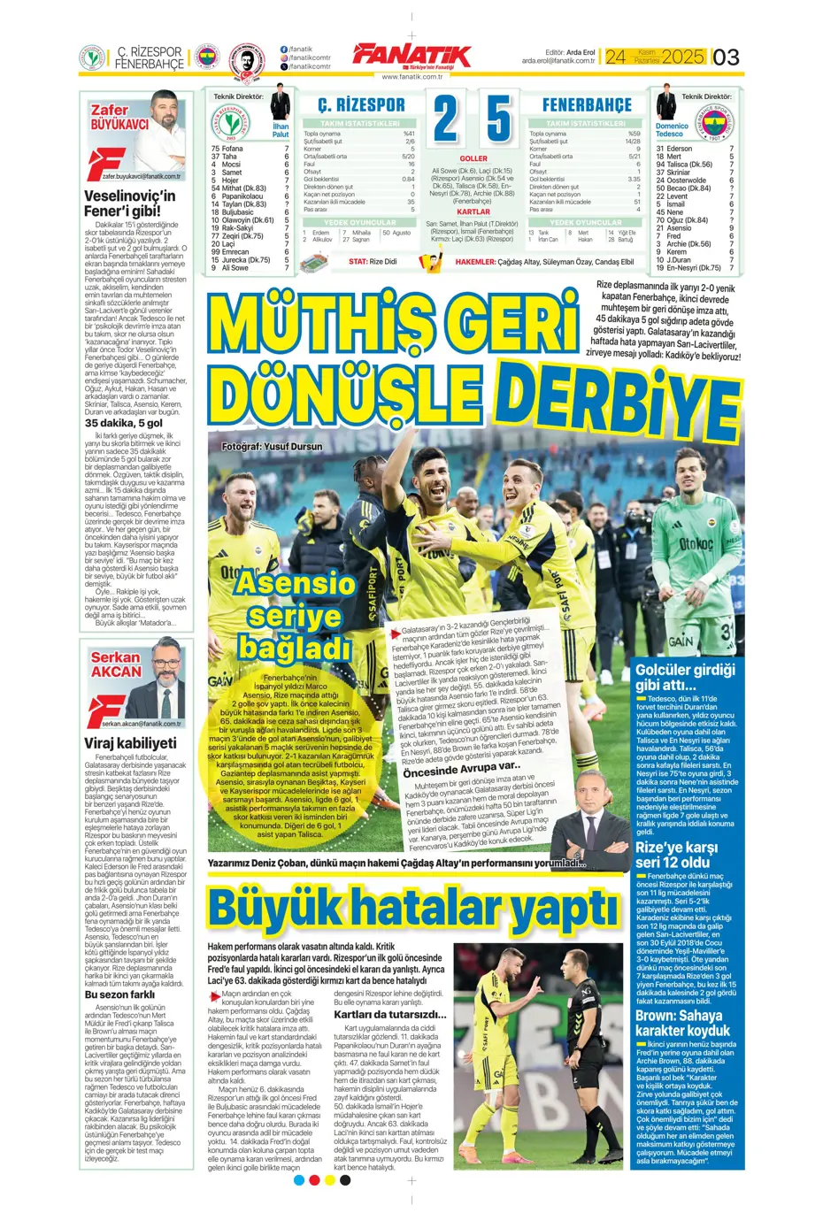 "Matador şov: Marco Asensio" | Sporun manşetleri - 36